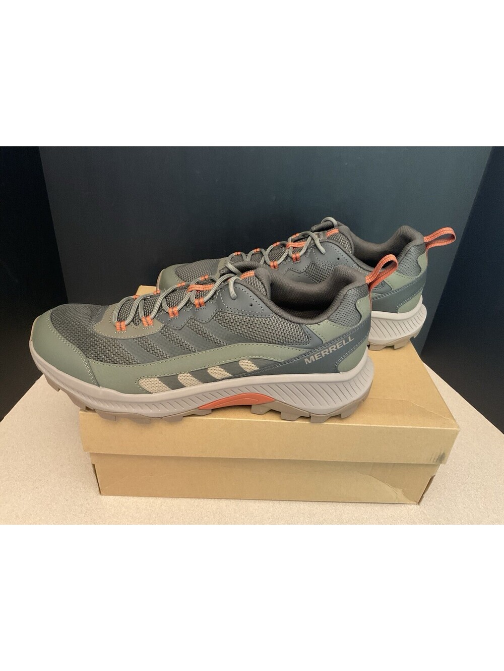 New! Mens Merrell Speed Strike 2 Olive Trail Hiking Shoes. Size 15M. Nice Shoes! - Picture 6 of 10